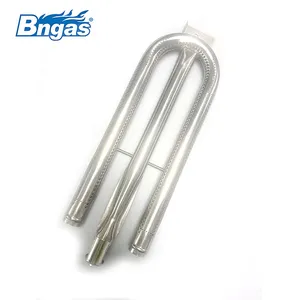 In acciaio inox per uso professionale a forma di U tubo del gas del bruciatore per BARBECUE grill