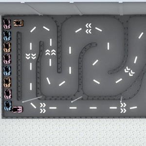 Nhà máy tùy chỉnh trong nhà theo dõi chuyên nghiệp <span class=keywords><strong>Kart</strong></span> đua rào cản karting đi <span class=keywords><strong>Kart</strong></span> rào cản theo dõi để bán - Product Image 5