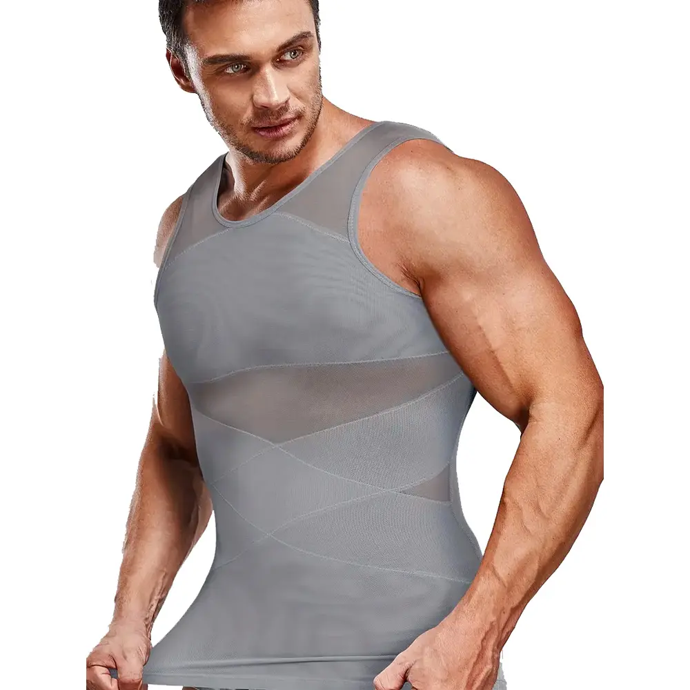 Individuelle Herren Baumwolle weiß nahtlos Fitness Bodybuilding Unterhemd Training String Singlet Fitnessstudio Tanktops Weste für Herren