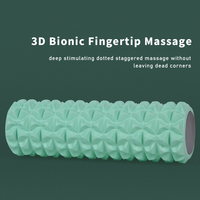 Vente en gros en usine de Sanfan Rouleau de massage musculaire écologique pour les pieds Rouleau de fitness à domicile en mousse longue de qualité supérieure Rouleau de yoga 2 en 1 pour le dos