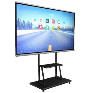 Sale Top 75 86 98 inch big size multi screen inbuilt Built-in computer interactive panel whiteboard 75 inch smart board