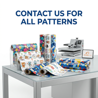 Pencetakan transfer panas ramah lingkungan berkualitas tinggi untuk tekstil, tahan lama, dapat dicuci, dan pola kustom untuk tas dan aksesori.