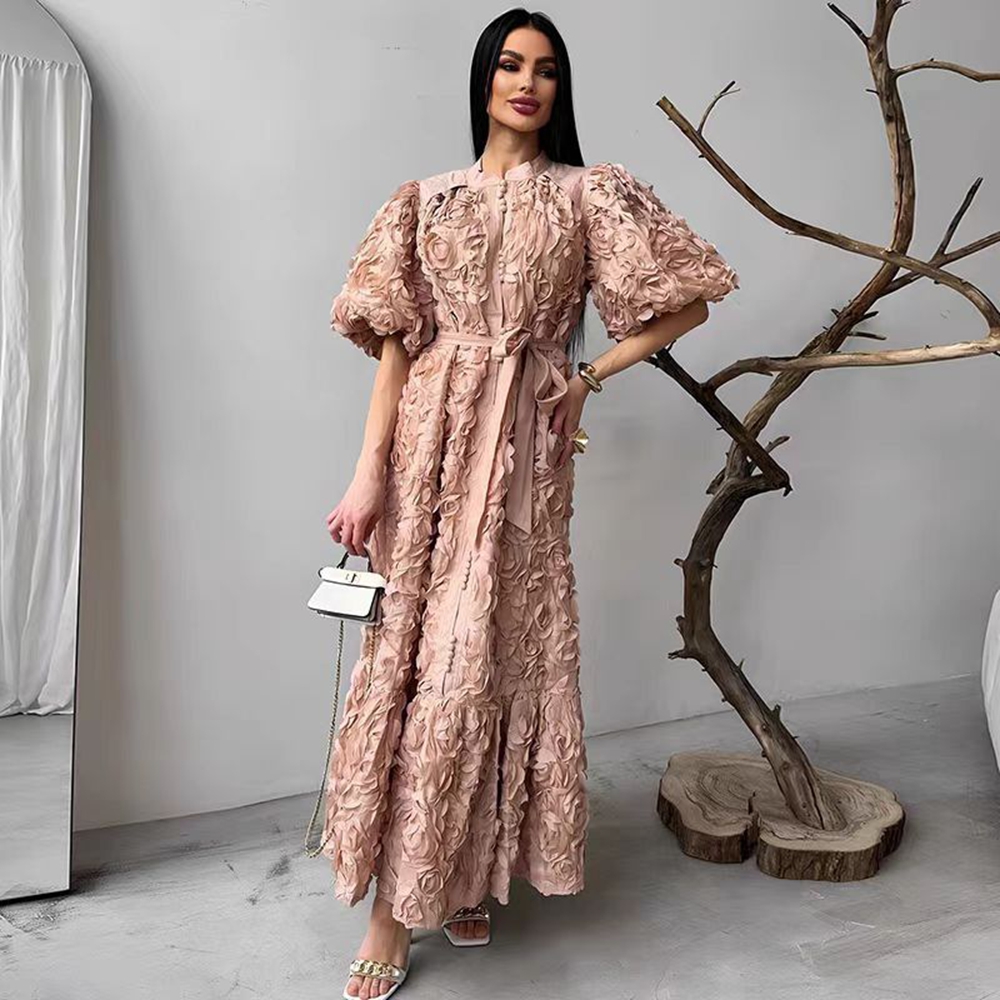 chinese dress ladies Single Ladies One Shoulder Midi Dress – tinasboutiqueonline main image 1