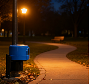 مفتاح تحكم بالإضاءة شائع الاستخدام مع مستشعر كهروضوئي للاستخدام الخارجي يعمل بتيار متردد 220 فولت - Product Image 2