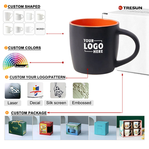 Tazas de Café de Porcelana Vintage Ecológicas, Creativas, de Cerámica, Lindas, Juego de Tazas de Regalo para Regreso a Clases, Impresión por Sublimación, Logotipo Personalizado - Product Image 2