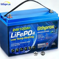 Batterie de chariot élévateur au phosphate de fer et de lithium (LFP) de qualité supérieure 24V 100AH pour chariot industriel Haute efficacité UN38.3 CE RoHS MSDS OEM ODM