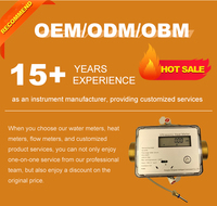 Compteur de chaleur ultrasonique intelligent MAINONE IP68 en laiton Mbus Rs485 Modbus OEM personnalisable Compteur BTU Mesure Certification CE&MID