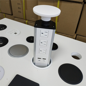 Zeshan chúng tôi/UK/EU ban đầu nhà máy Ẩn Bàn kéo ra <span class=keywords><strong>Pop</strong></span> Up Bàn hội nghị Ổ cắm thông minh Ổ cắm điện bàn - Product Image 2