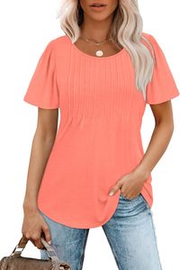Tops for Women Ladies Tops Square Neck Short Sleeve T-<strong>Shirts</strong> Solid Color Tee <strong>Shirt</strong> <strong>Party</strong> Tops Summer Elegant <strong>Shirt</strong> Blouse - Product Image 3