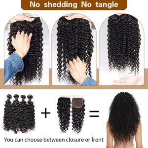 Capelli Umani Vergini Birmani Grezzi Non Trattati, Ciocche Naturali da Singolo Donatore Cambogiano, 100% Allineati alla Cuticola - Product Image 6