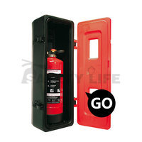 Armoire de tuyau d'incendie en plastique et PE double porte pour centre commercial coffre-fort d'incendie pour extincteur