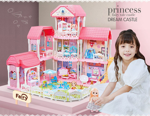 <span class=keywords><strong>Casa</strong></span> <span class=keywords><strong>de</strong></span> <span class=keywords><strong>Muñecas</strong></span> Grande <span class=keywords><strong>de</strong></span> Lujo Rosa para Armar, Juguete <span class=keywords><strong>de</strong></span> Simulación <span class=keywords><strong>de</strong></span> Muebles para <span class=keywords><strong>Casa</strong></span> <span class=keywords><strong>de</strong></span> Princesas y Castillo, Regalos para Niñas - Product Image 3