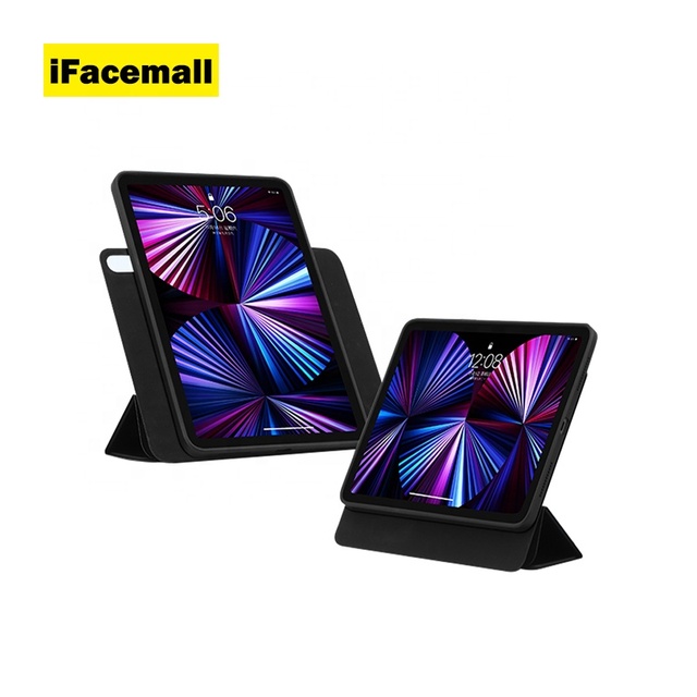 IFacemall Newest Split Magnetic Rotation With Pen Slot Case for Ipad Air 10.9inch Full Cover Case for Ipad Pro 11 3rd 4th Gen