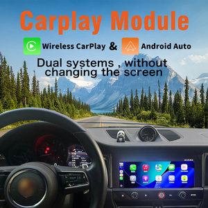Adattatore CarPlay Wireless Portatile per Porsche PCM5.0 Taycan MACAN Cayenne <span class=keywords><strong>Panamera</strong></span> 2018-2026, Android Auto Mirror Rear - Product Image 2