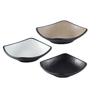 จานเมลามีนสีดำแบบญี่ปุ่นสำหรับร้านอาหารจานเล็กอาหารเรียกน้ำย่อยไม่แตกขายทั้งหมด - Product Image 1