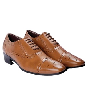 New Fashion Lace Up Mens Derby Shoes <b>Block</b> Size Formal Office Wear Business Meetings Daily Use Comfortable Durable Shoes - Product Image 3