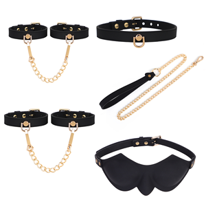 BDSM <span class=keywords><strong>Sex</strong></span> Toy Bondage Set di contenimento in Silicone sesso manette maschere per gli occhi collari coppia <span class=keywords><strong>Sex</strong></span> <span class=keywords><strong>Toys</strong></span> flirt - Product Image 3