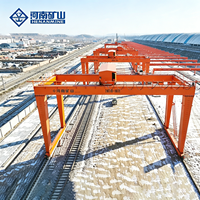 Grue à portique à double poutre montée sur rail, haute vitesse, pour usage extérieur et toutes conditions météorologiques