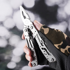 12 In 1 Outdoor Survival Multi-Function Stainless Steel Folding Pocket Needle-Nosed Multi Tool Plier With Bottle Opener - Product Image 3