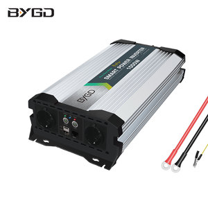 ソーラーインバーター12V/110V/220V 1000Wデュアル純粋正弦波パワーインバーター家庭用屋外用リチウム電池 - Product Image 2
