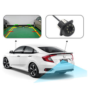 Caméra de recul ccd avec 8led pour voiture, à vue arrière, Vision nocturne, moniteur de stationnement automobile, étanche, petite paille chapeau, caméra de recul - Product Image 6