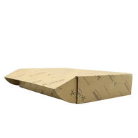 Papier kraft personnalisé et emballage cadeau de taille spécifique pour vêtement, boîte d'emballage pliée en carton ondulé pour expédition par courrier
