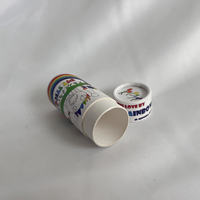 Tube en papier de luxe haut de gamme, écologique, recyclable, fait main, pour parfum solide, cosmétiques et baume à lèvres