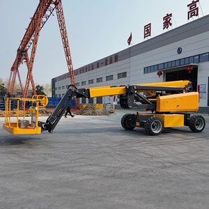 Plateforme de travail aérien automotrice à grande portée de 22 m, capacité de 250 kg, élévateur hydraulique pour la maintenance des bâtiments commerciaux - Product Image 1