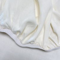 Parure de lit 4 pièces de luxe en 80 % bambou et 20 % lin, tissée, écologique, respirante, rafraîchissante et infroissable, tailles Queen et King
