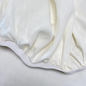 Luxe 80% bambou 20% <span class=keywords><strong>lin</strong></span> 4 pièces ensemble de literie reine King Size respirant refroidissement sans rides housse de couette ensemble de draps - Product Image 5