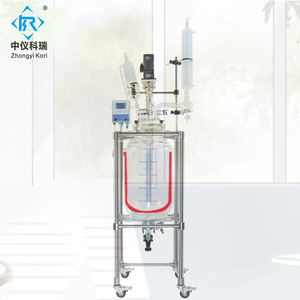 ISO9001 CE certificou laboratório do motor ISO9001 CE do sistema do misturador do reator do <span class=keywords><strong>bioreactor</strong></span> 1-200 litros do vidro de borosilicato - Product Image 4