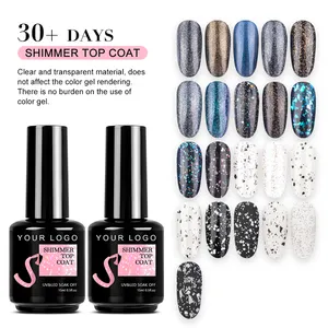 CX Beauty Shimmer Top Coat High Quality Functional Nails Wholesaler