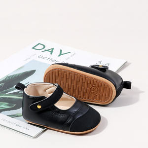 2026 उच्च गुणवत्ता वाली बेबी राजकुमारी पोशाक जूते सरल फैशनेबल शिशु लड़कियों के जूते 0-12 महीने के प्री-वॉकर जूते - Product Image 3