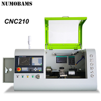 Torno CNC Mini NUMOBAMS CNC210/Torno de Metal con Motor Servo de 1200W y Sistema CNC GSK