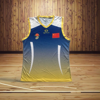 Maillot de basket-ball personnalisé pour homme, coupe ample, respirant, sublimation de haute qualité, 100 % polyester, séchage rapide