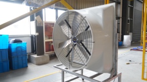 Heavy Duty High Air Volume 48" Blade Diameter IP55 Protection Electric Industrial Exhaust <b>Fan</b> Axial Flow DC <b>Motor</b> for Greenhouse - Product Image 3