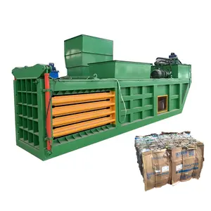 Horizontal Scrap Cardboard Box Baling Press Machine Waste Plastic Bottles Recycling Baling Machine Clothes Baler Machine