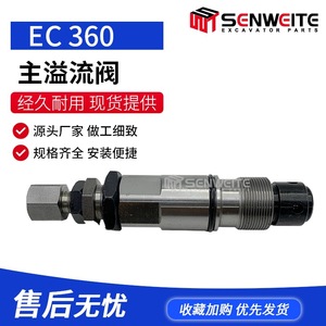 วาล์วควบคุมแรงดัน Senwitt 315 บาร์ 250 ลิตร/นาที แบบสองทาง สำหรับระบบไฮดรอลิกของรถขุด Volvo Ec360 และ Sany Sy365 - Product Image 5