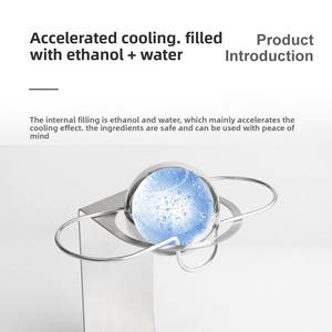 Bola Enfriadora de Acero Inoxidable para Espresso, Reutilizable, Soporte Mejorado para <span class=keywords><strong>Nespresso</strong></span> Breville, Regalo para Cumpleaños, San Valentín, Navidad - Product Image 4