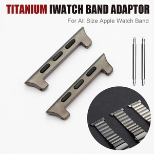 Connecteur adaptateur en <span class=keywords><strong>titane</strong></span> pour <span class=keywords><strong>Apple</strong></span> <span class=keywords><strong>Watch</strong></span> <span class=keywords><strong>Ultra</strong></span>, accessoires de bricolage pour Iwatch, 22mm adapté pour <span class=keywords><strong>bracelet</strong></span> de montre 49mm 42mm 44mm 45mm - Product Image 2