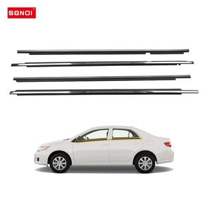 Lot de 4 Lèche-Vitre Extérieur de Fenêtre en Caoutchouc pour <span class=keywords><strong>Toyota</strong></span> Corolla 2003 2004 2005 2006 2007 - Product Image 1