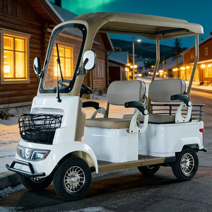 Minibús A5 de Cuatro Ruedas con Toldo, Cuatro Asientos, para Personas Mayores y Discapacitadas, Scooter Eléctrico Familiar con Motor de 650w - Product Image 2