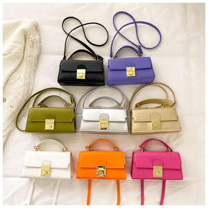 Nuevo bolso bandolera de lujo para mujer con cierre de botón de PU estilo retro, bolso de hombro portátil. - Product Image 1