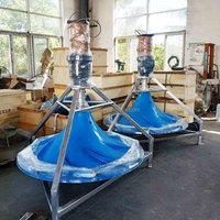 Mélangeur hyperboloïde haute performance, mélangeur vertical submersible pour les stations d'épuration des eaux usées, équipement de traitement des eaux usées, 7,5 kW