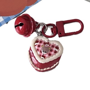 พวงกุญแจรูปการ์ตูนสีแดงเบอร์รี่ย้อนยุคพวงกุญแจรูปหมีน่ารัก<span class=keywords><strong>เค้ก</strong></span>เชอร์รี่เบ<span class=keywords><strong>ล</strong></span><span class=keywords><strong>ล</strong></span>์จี้สำหรับแฟนสาว - Product Image 5