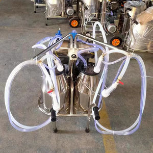 Buen precio hogar caminar portátil vaca lechera oveja uso ordeñadora compresión de aire ventosa ajustable ordeñadora - Product Image 5