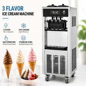 Professional Commercial 3 Flavor Soft Serve <b>Ice</b> <b>Machine</b> Gelato Maker for <b>Ice</b> Shop Dessert Store Business - Product Image 2
