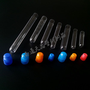 Tubos de Ensayo de Plástico Desechables Tianjing de 12-16 mm Transparentes con Tapas para Uso en Laboratorio - Product Image 3