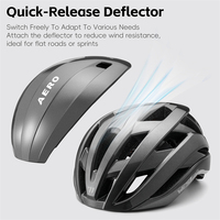 WEST BIKING Casque de cyclisme aérodynamique pour adulte Casque de vélo à circonférence de tête réglable, intégré et épuré