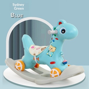 Caballito Balancín <span class=keywords><strong>para</strong></span> Niños, Juguete <span class=keywords><strong>Dos</strong></span> en Uno <span class=keywords><strong>para</strong></span> Bebés, Regalo <span class=keywords><strong>de</strong></span> Primer Cumpleaños, Caballo Pequeño <span class=keywords><strong>de</strong></span> Doble Uso con Cuatro Ruedas, 0-36 <span class=keywords><strong>Meses</strong></span> - Product Image 6